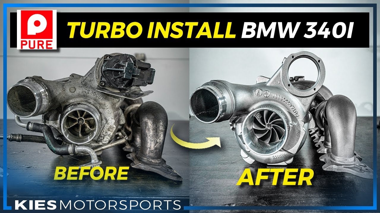 Установка BIG TURBO на BMW F30 340i B58 (Pure 800)