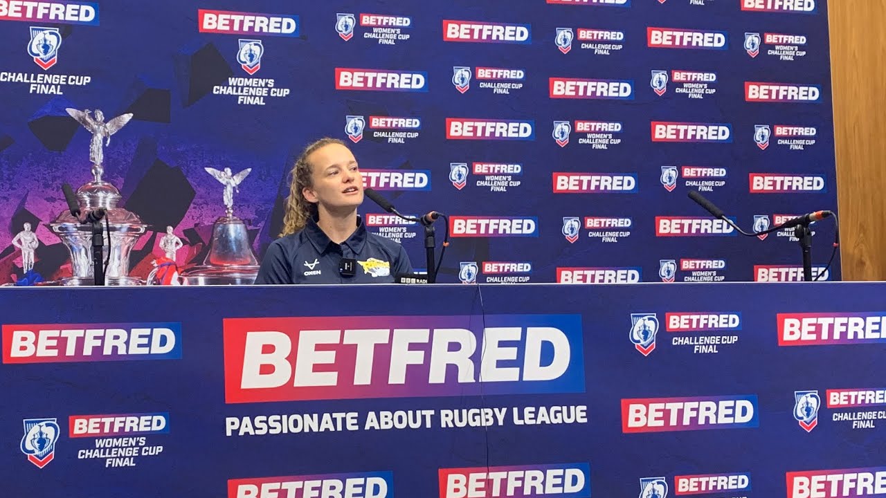 Lois Forsell - Betfred Women's Challenge Cup Final Post Press Conference
