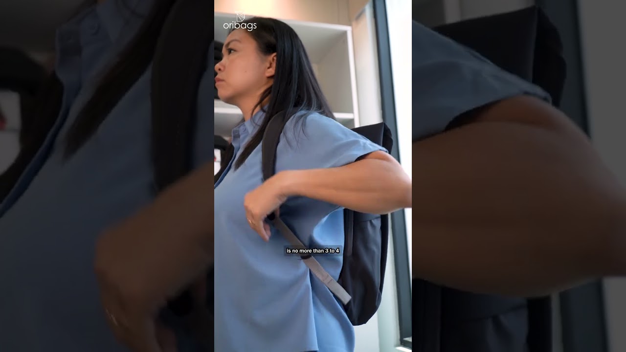 The right way to carry a backpack #shorts
