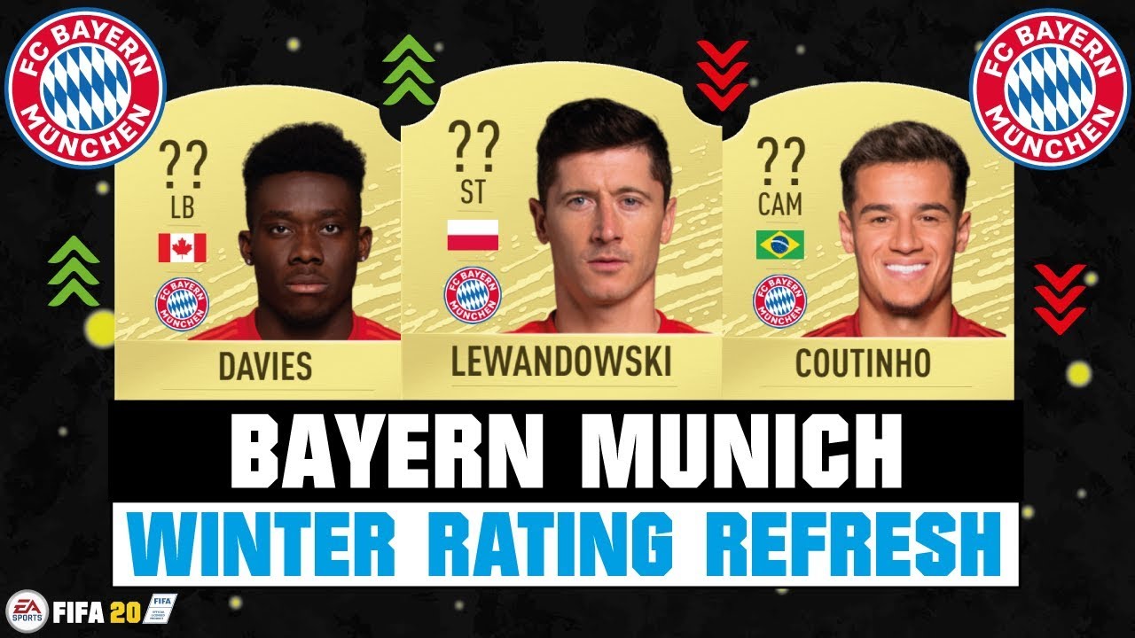 FIFA 20 | BAYERN MUNICH WINTER RATING REFRESH! 🔥😳| FT. LEWANDOWSKI, DAVIES, COUTINHO... etc