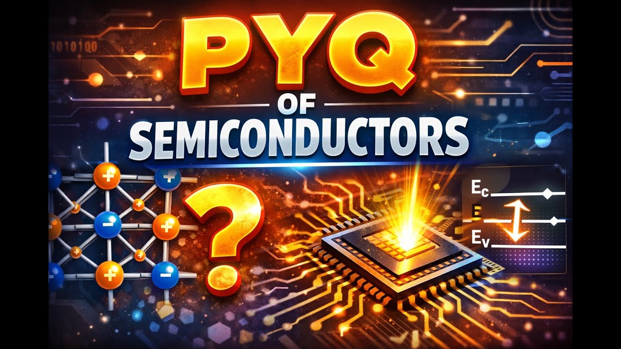 PYQ Questions of Semiconductor | Important questions