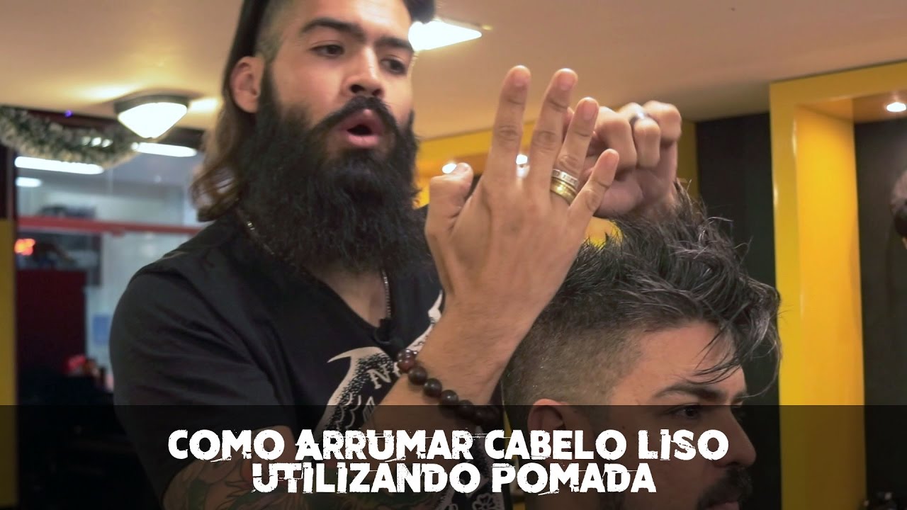 Como Arrumar Cabelo Liso Utilizando Pomada - Felipe Pimenta