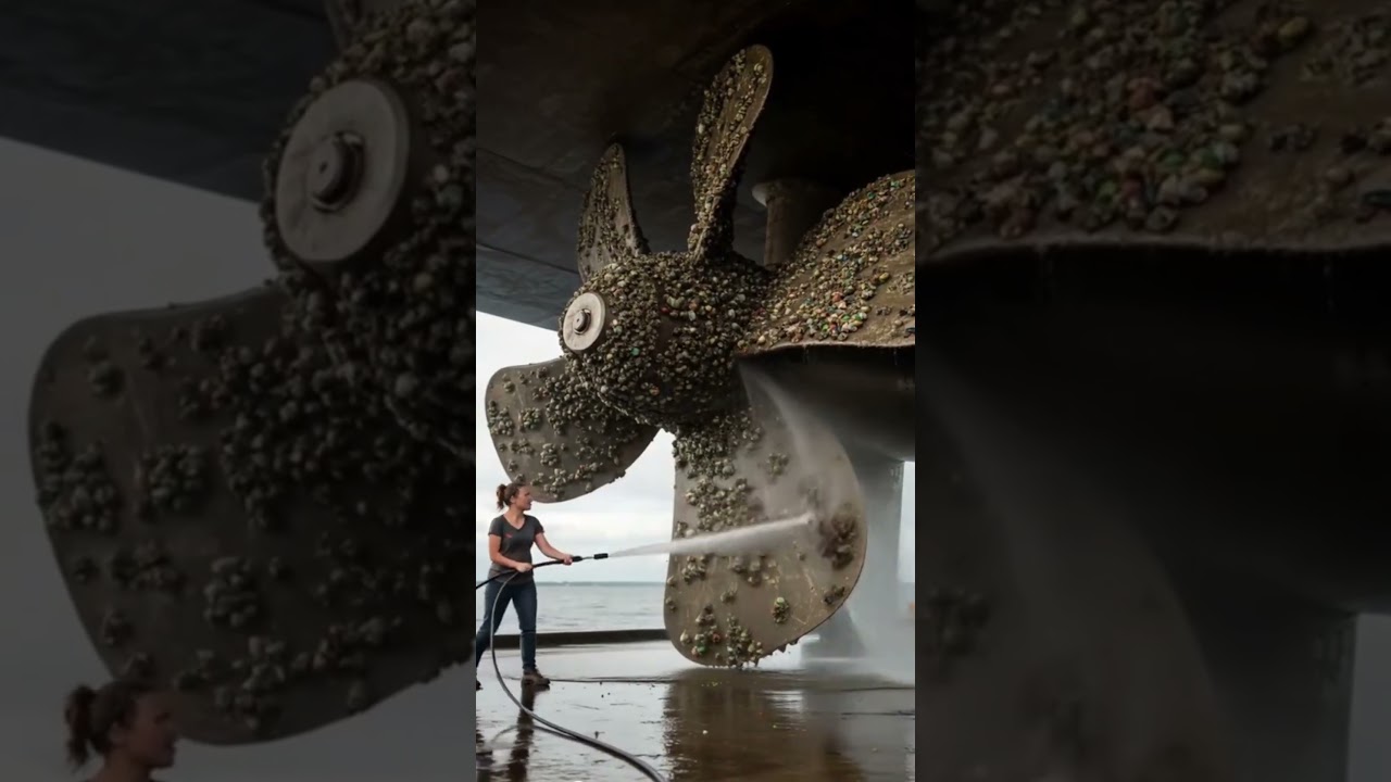 Giant Ship Propeller 🚢