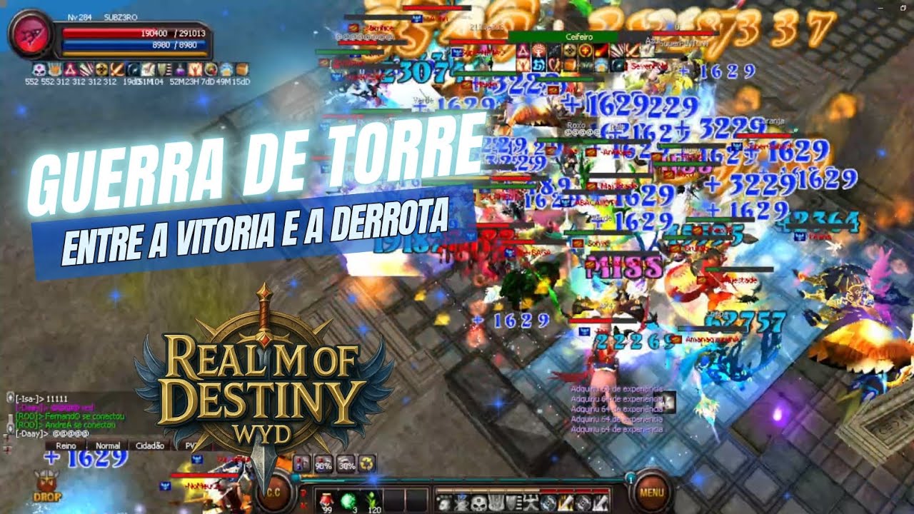 VEM JOGAR NO MELHOR WYD 🔥 | REALM OF DESTINY 👑