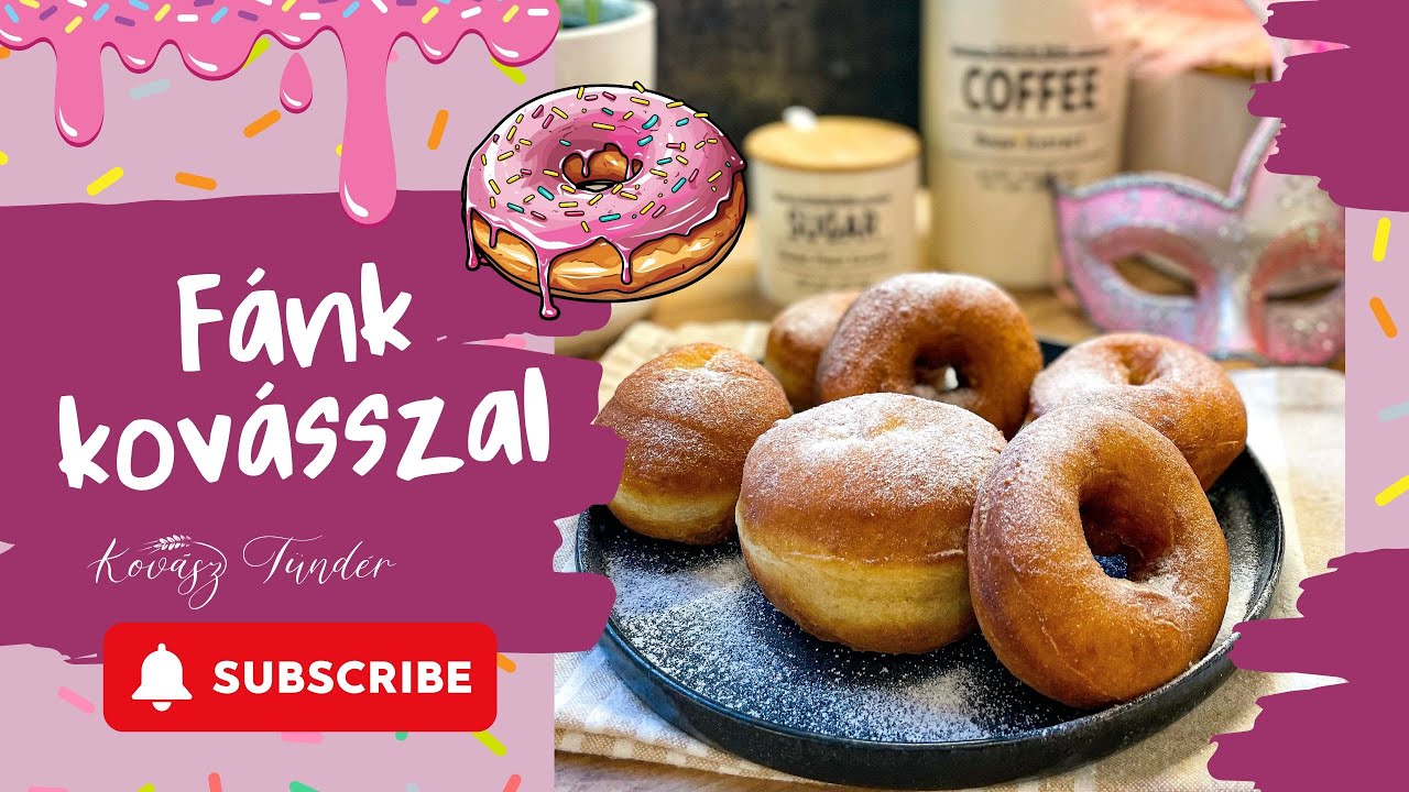 🍩 Szuperfinom kov&aacute;szos f&aacute;nk recept hawaii haupia kr&eacute;mmel 🌴