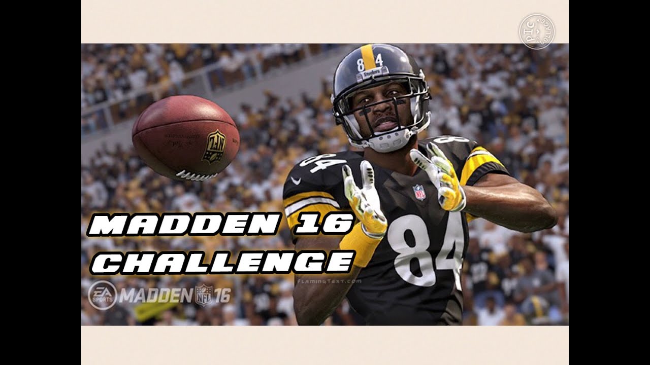 Madden 16 Challenge - CAN I RECREATE ANTONIO BROWN'S 300 YARD GAME??? (Online)