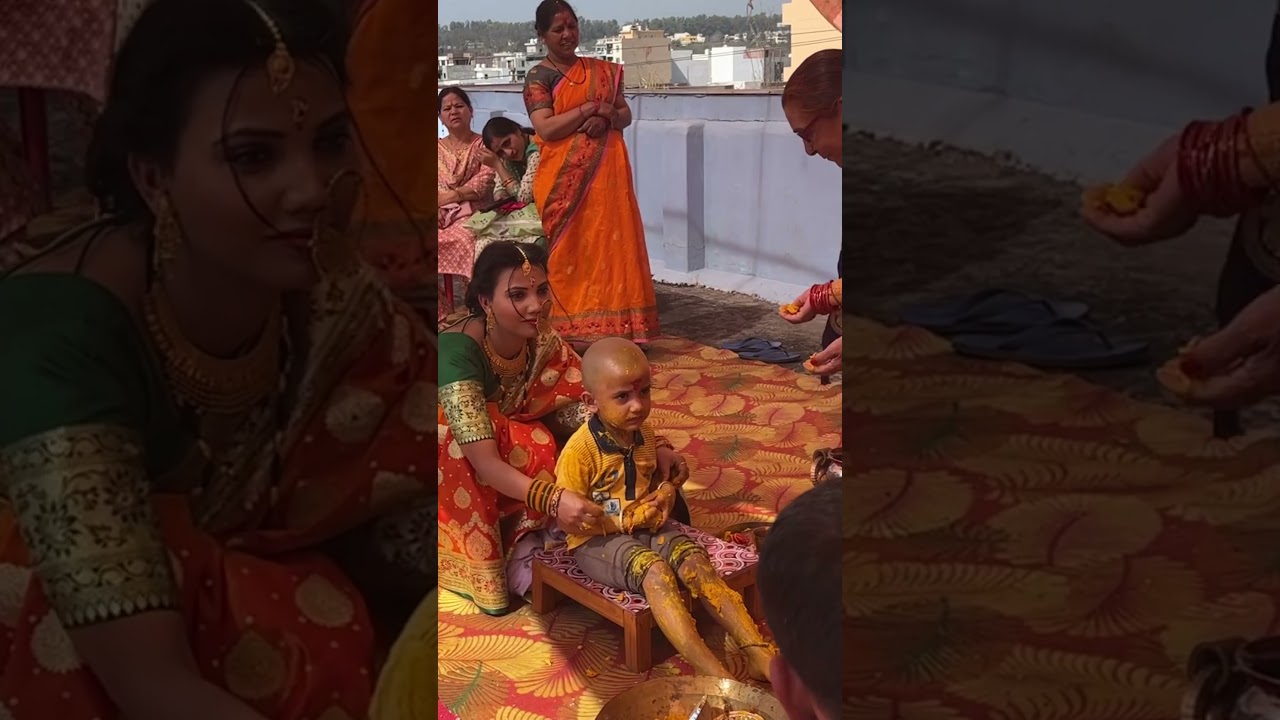 Chudakram #india #viral #utubeshorts #shortvideo #trendin #pahadi #gadwali #function #haldi #mundan