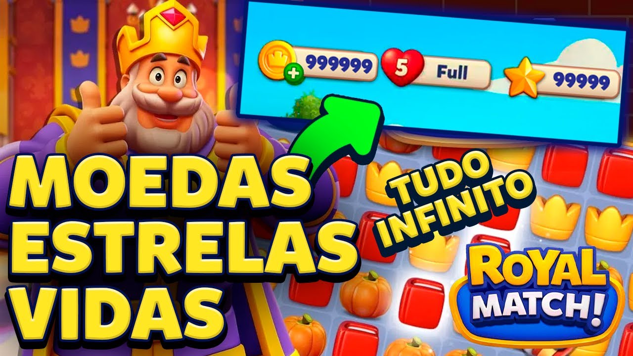 COMO TER MOEDAS INFINITAS NO ROYAL MATCH 2025