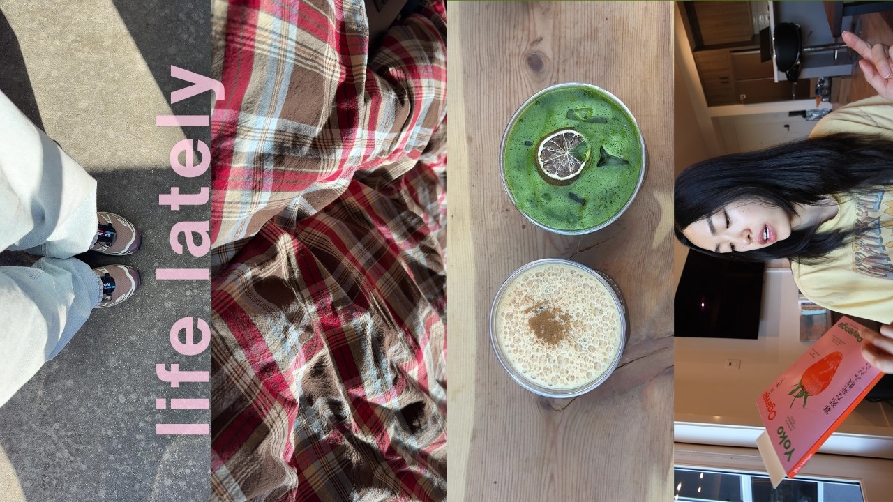 life lately | cozy vlog, new reads, matcha runs, chatty