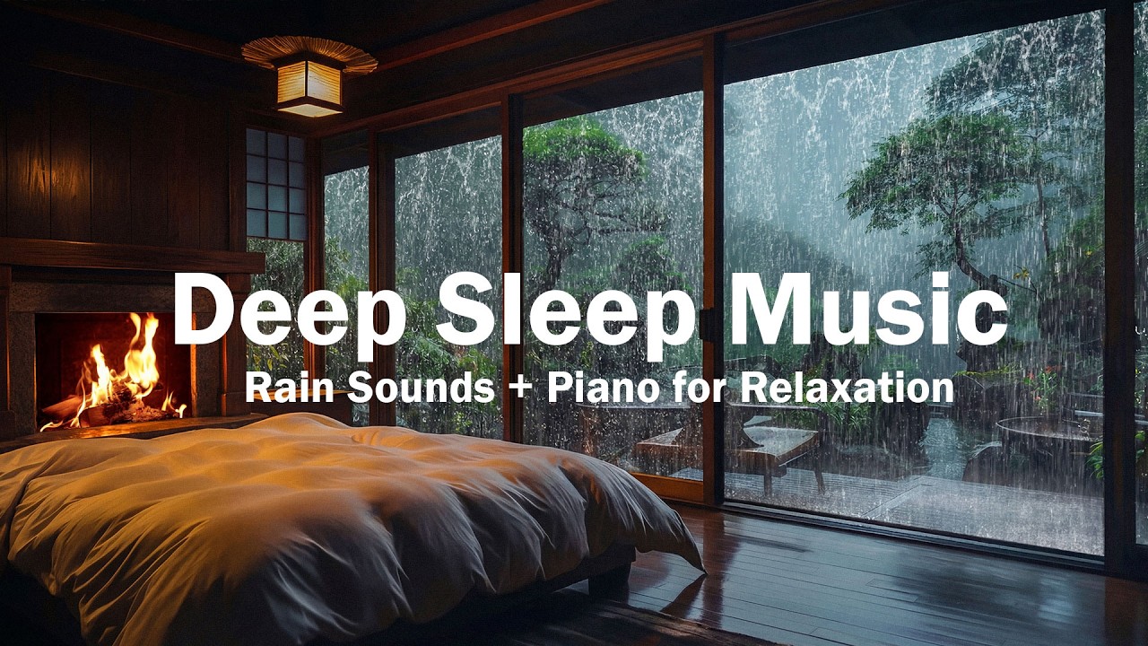 Relaxing Piano Music –Healing Rain Sounds for Beat Worry Within 3 Minutes to Deep Sleep –Sleep Music