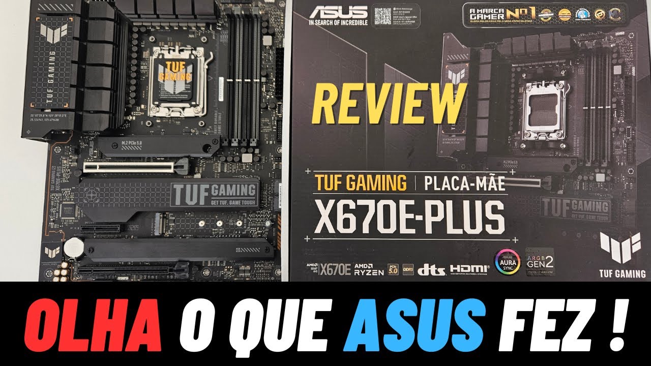 X670E PLUS ASUS TUF - Review - Entrega o que promete ? Compensa pagar mais caro numa TUF X670E ?