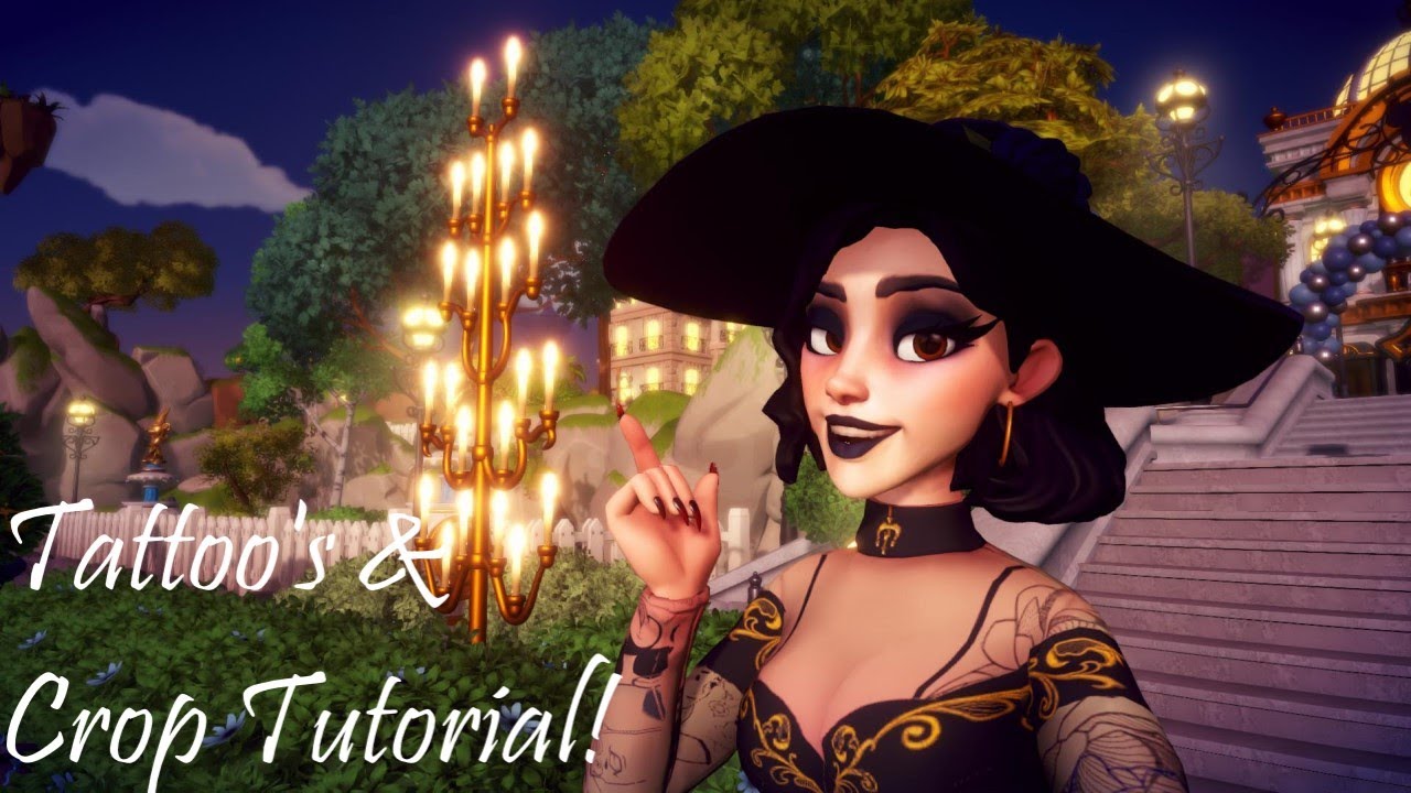 [TUTORIAL] Tattoos with Crop top in Disney Dreamlight Valley