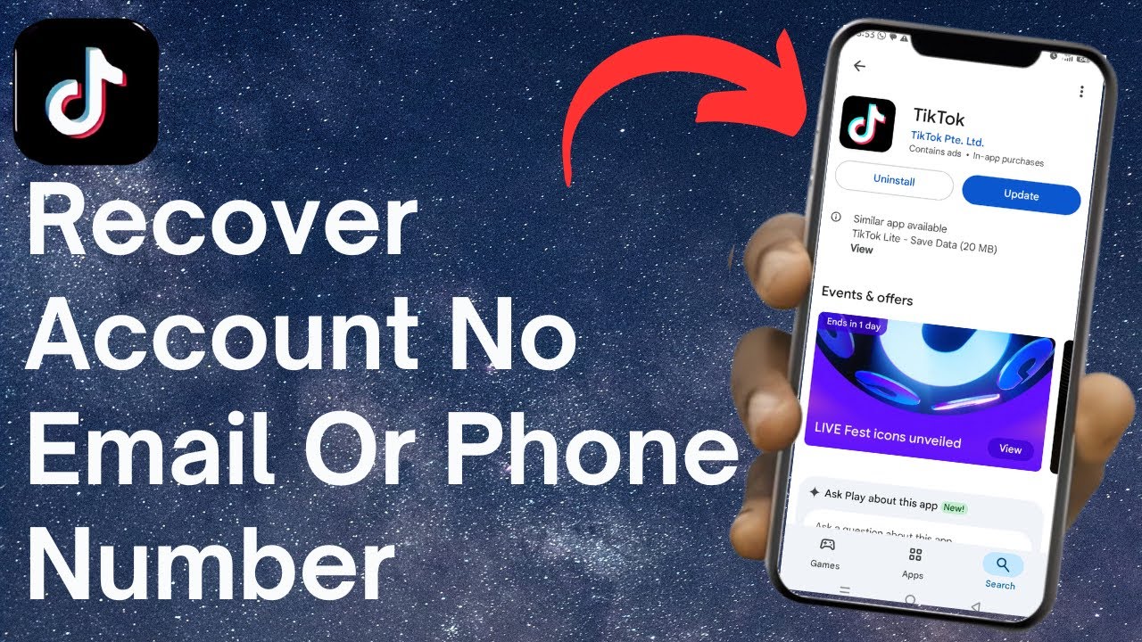 How To Recover TikTok Account Without Email Or Phone Number
