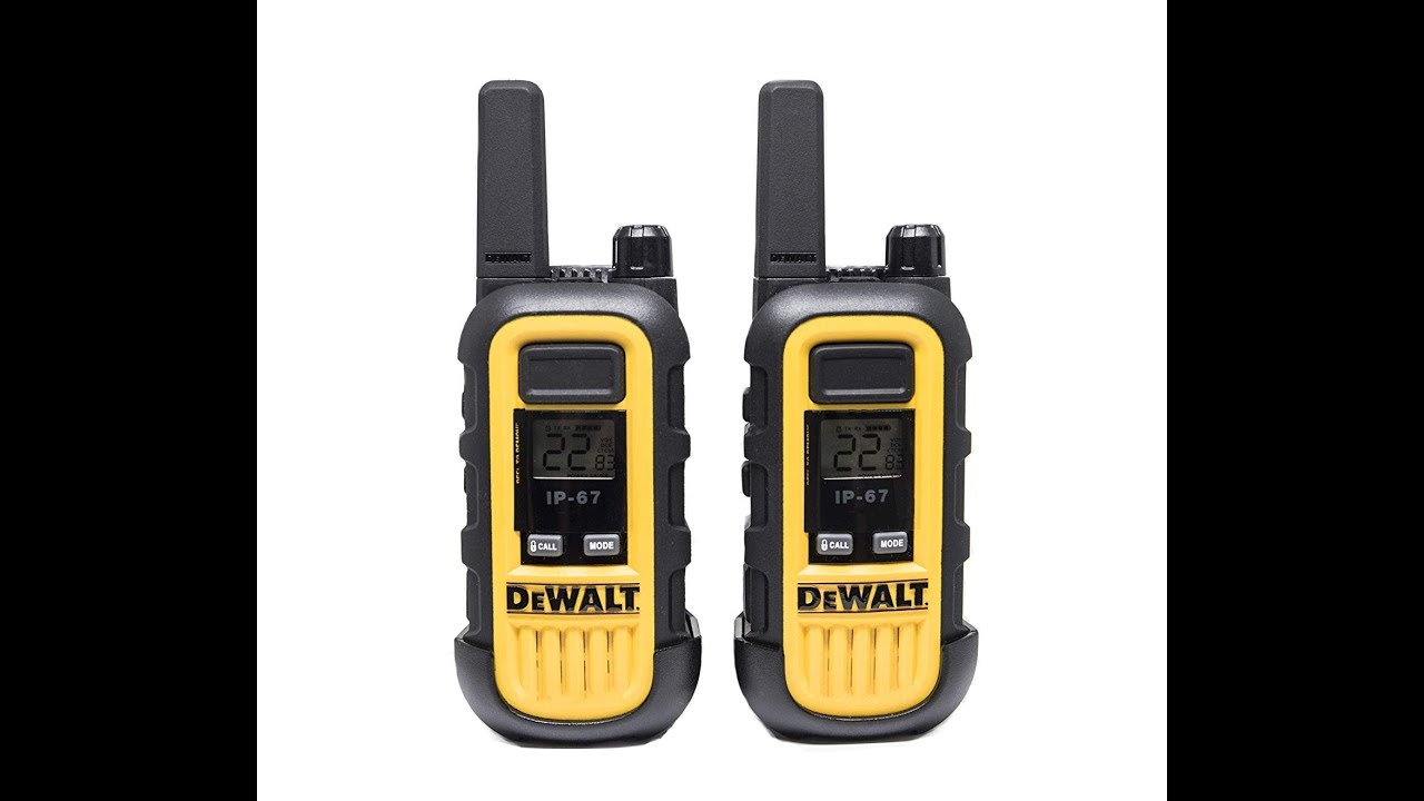 Dewalt DXFRS300 Rechargeable 2-Way Radios For the Job Site