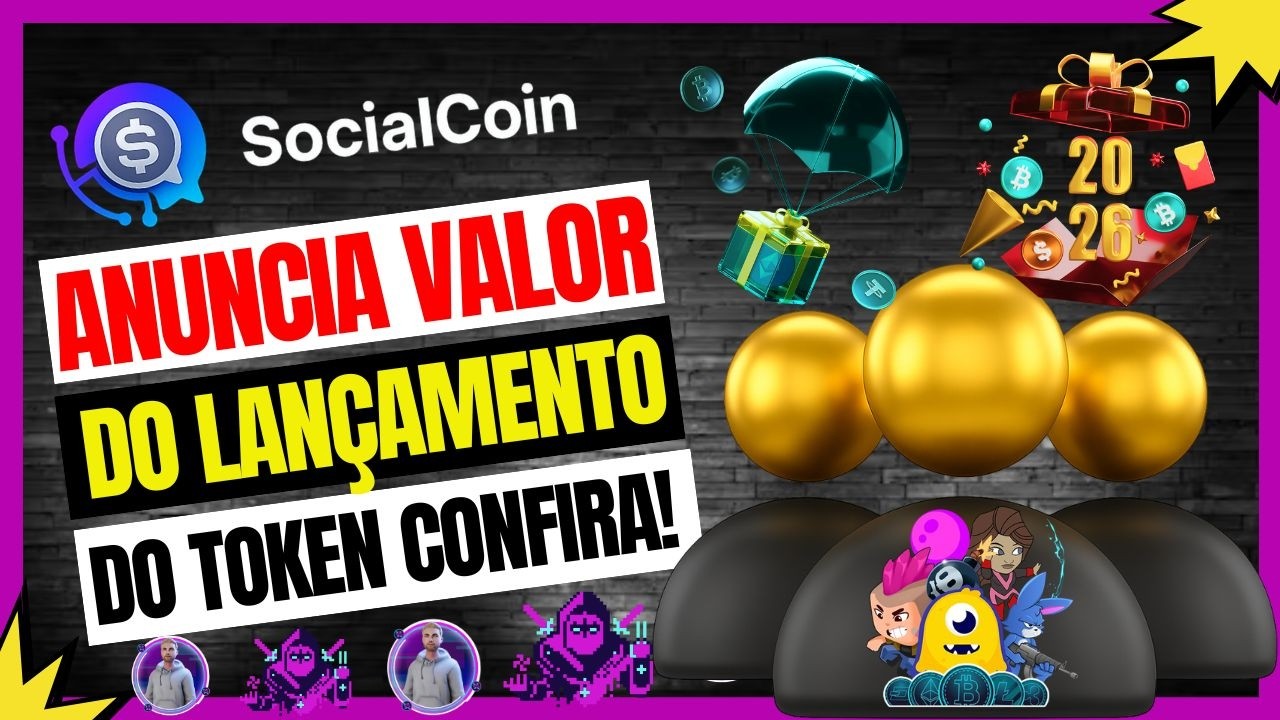 SocialCoin anuncia VALOR de LANÇAMENTO, Confira!