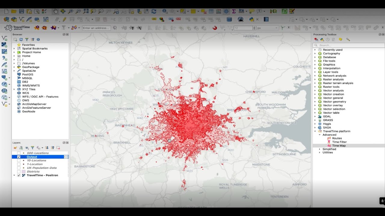 Running a Travel Time Analysis in QGIS (Advanced)