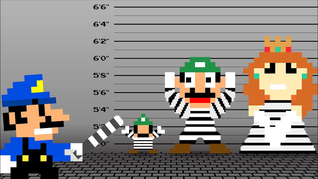 Mario Locked Family Luigi in Prison For 24 HOURS Challenge!