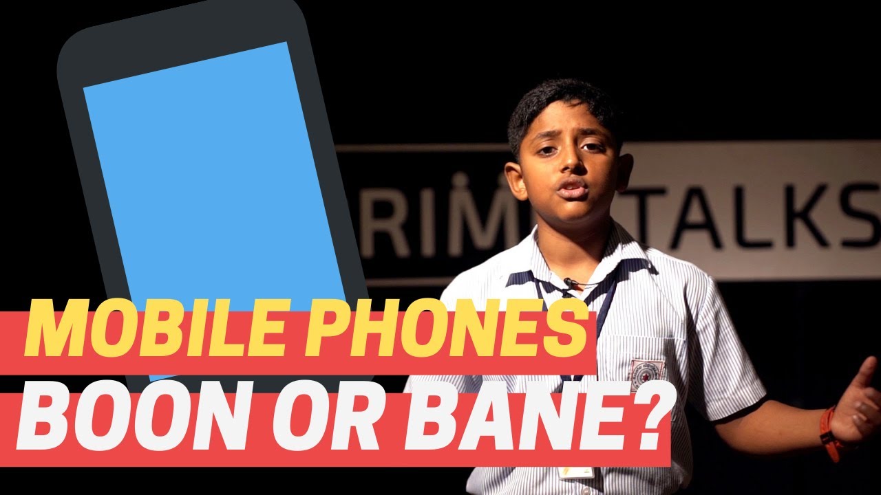 Mobile Phones -  Boon or Bane | Abhishek H Menon | Saraswathy Vidyanikethan Central School,Kodakara