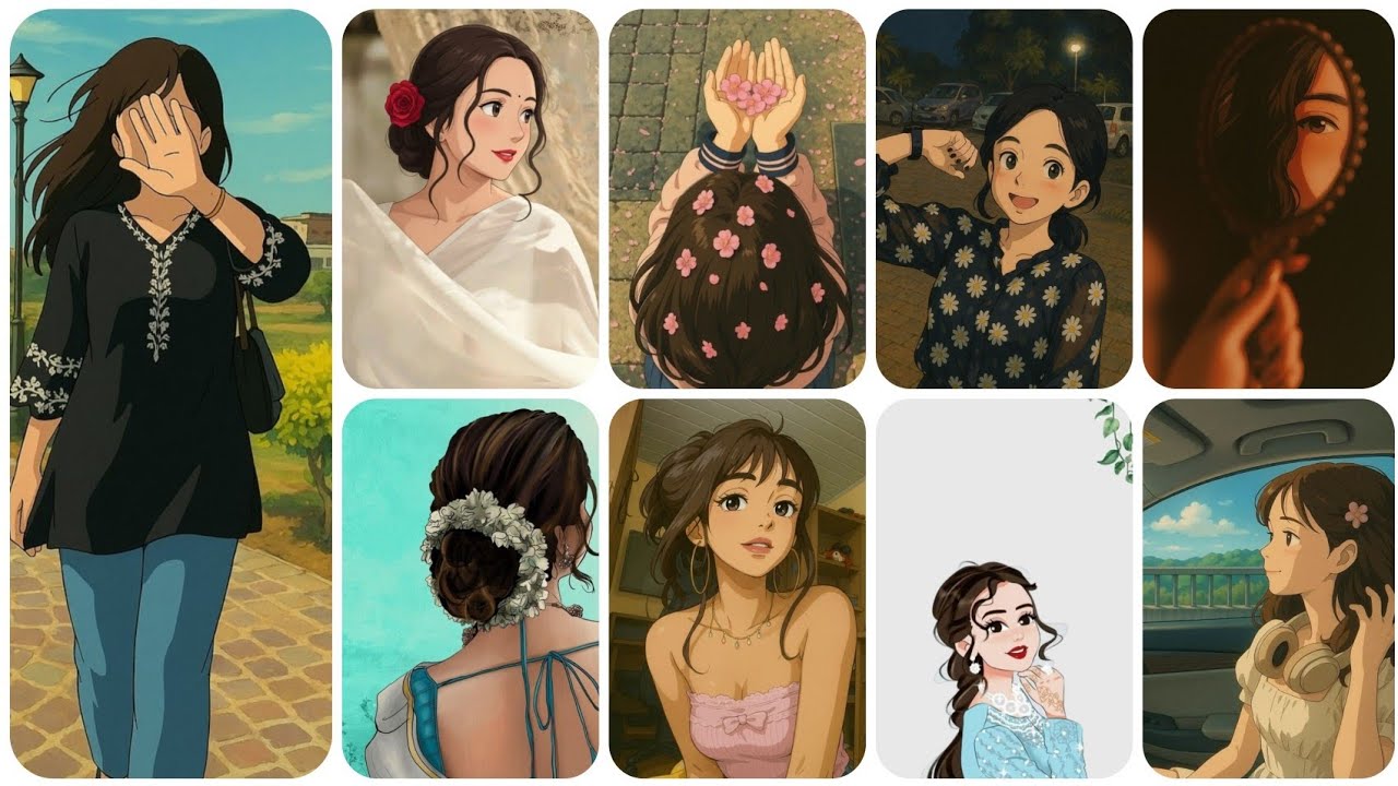 🌸✨ Best Ghibli Girl DP 💖🎀 | Cute Anime DP for Girls 🥰🌷 | Aesthetic Cartoon Profile Pictures 🌈💫2026🎉📸