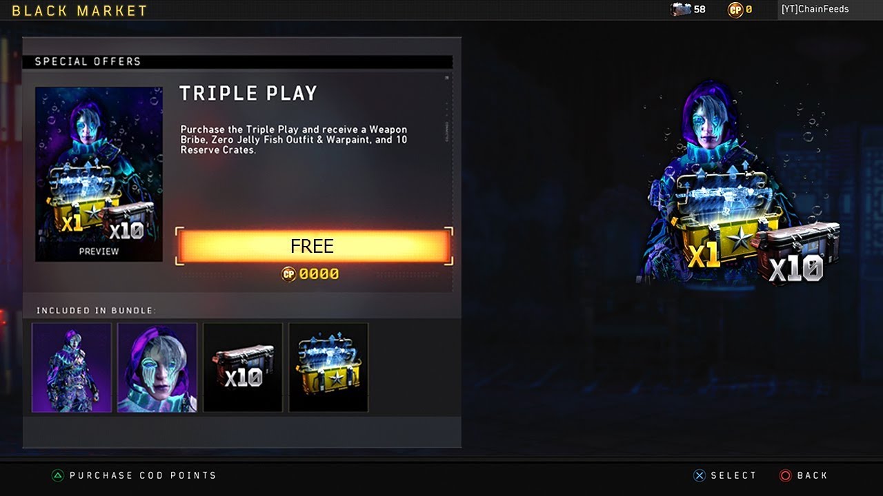 FREE Black Ops 4 TRIPLE PLAY.. DON'T BUY IT! (COD BO4)