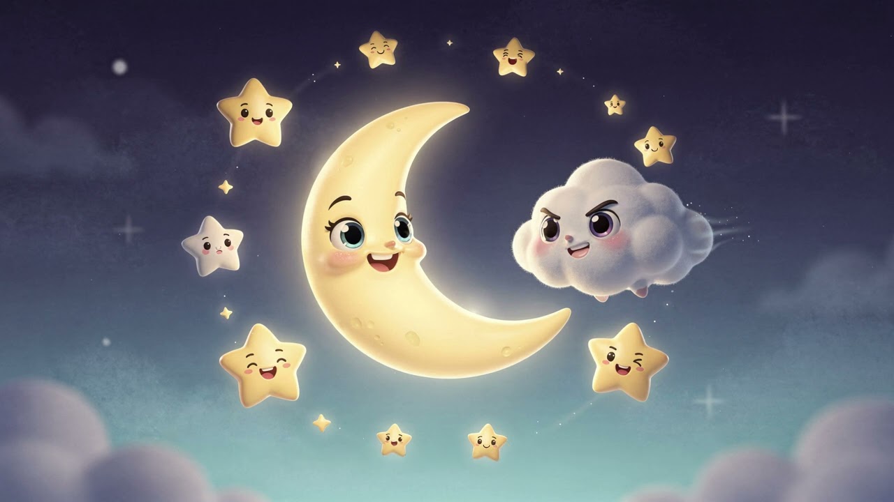 Sparkle and the Cloud Who Learned to Wait ☁️⭐ | Calm Bedtime Story for Kids