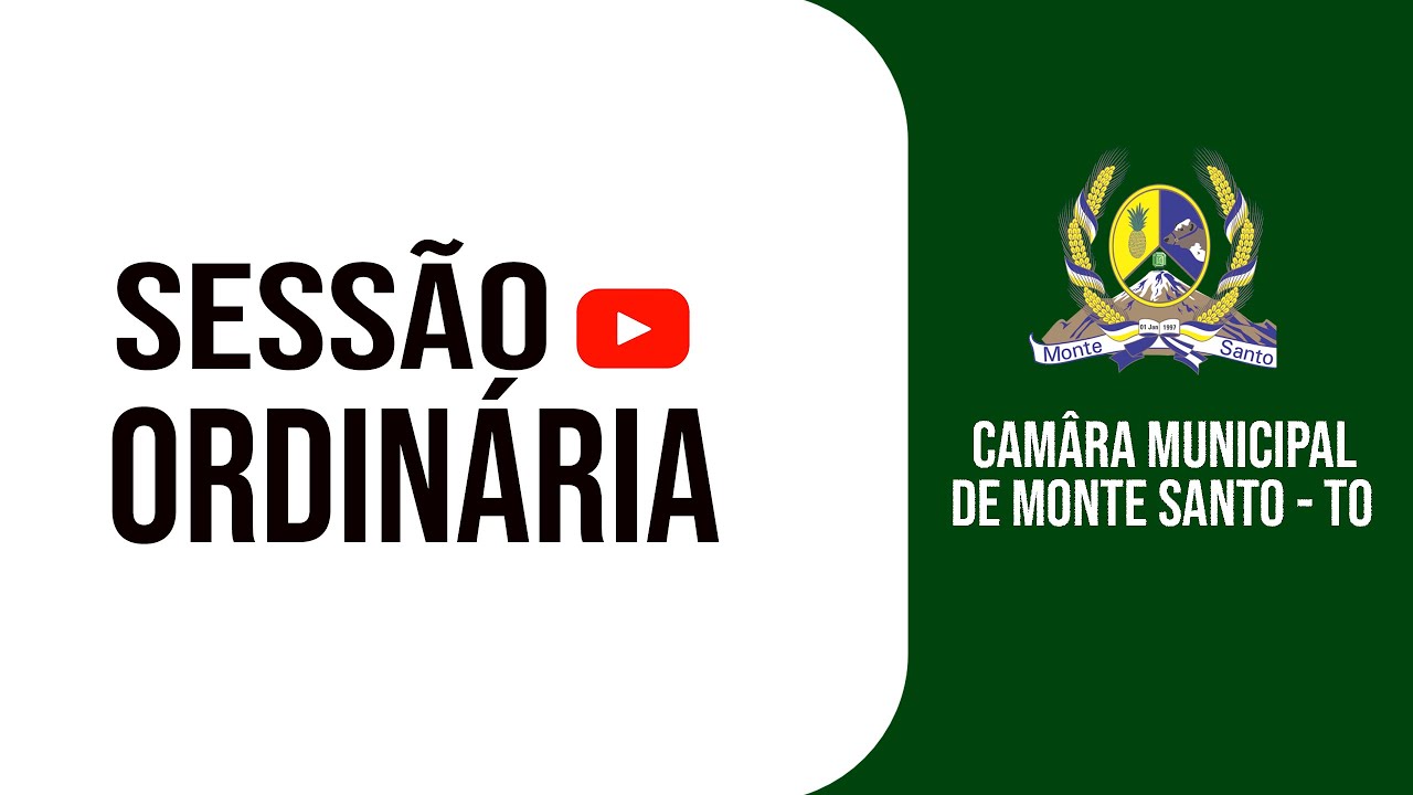 SESSÃO ORDINÁRIA Nº002 | CÂMARA MUNICIPAL DE MONTE SANTO DO TOCANTINS - 24/02/2026