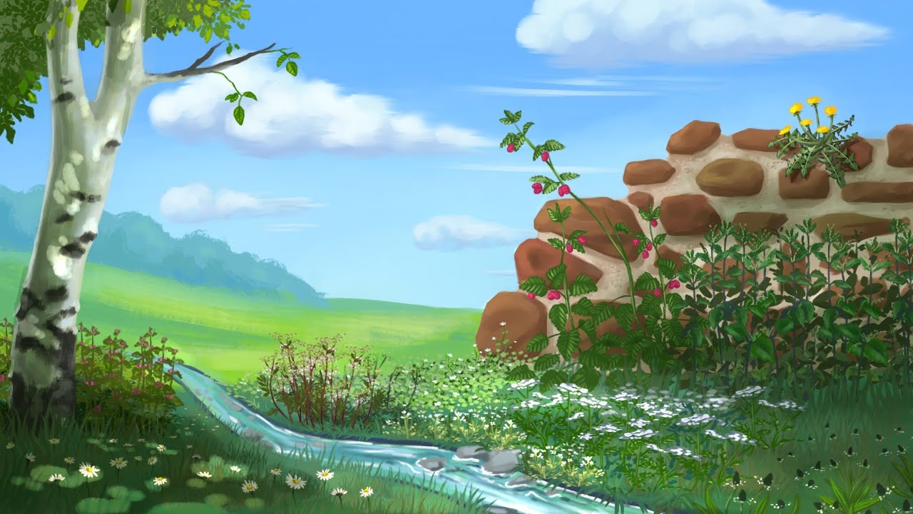 Birkenbl&auml;tter und Porling