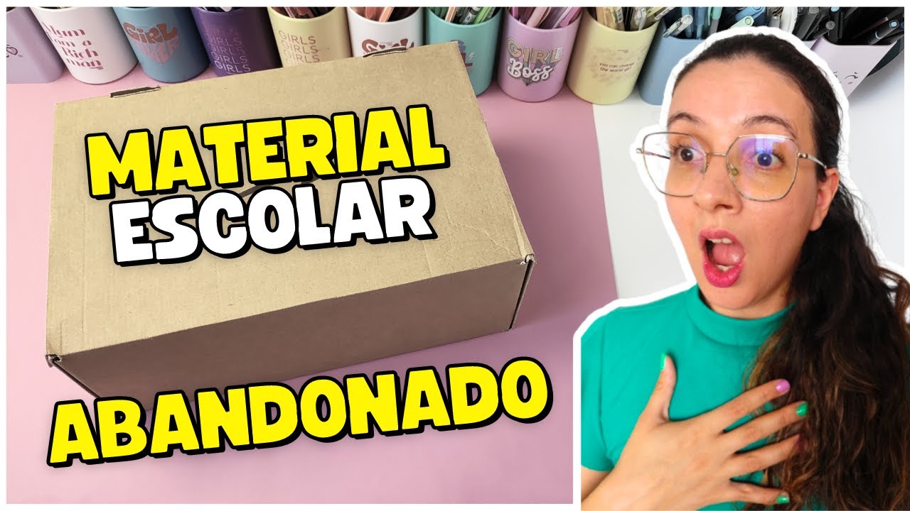 Testando MATERIAL ESCOLAR ABANDONADO !! [Parte 2]