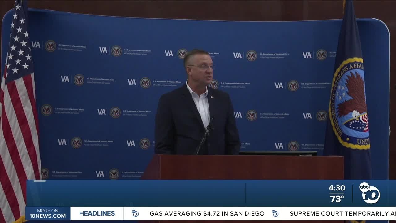 VA Secretary visits San Diego, addresses mental health initiatives