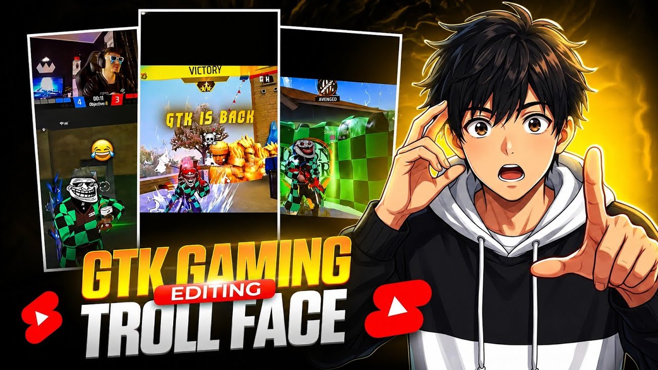 Viral Troll Face Skull Editing🔥 || Free Fire Troll Face Editing Tutorial In Capcut