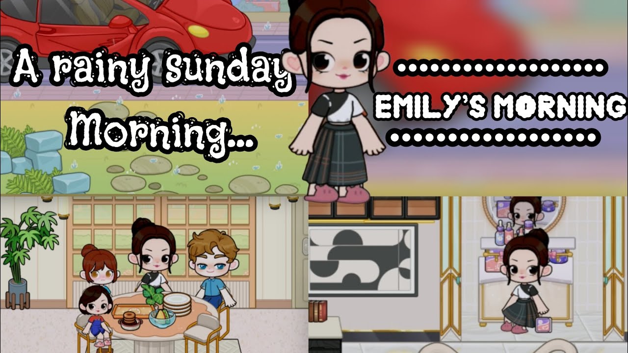 | Emily's a rainy morning💫🌧️🌫️| #morning #routines #gameworld #@crazy_clouds-yt |