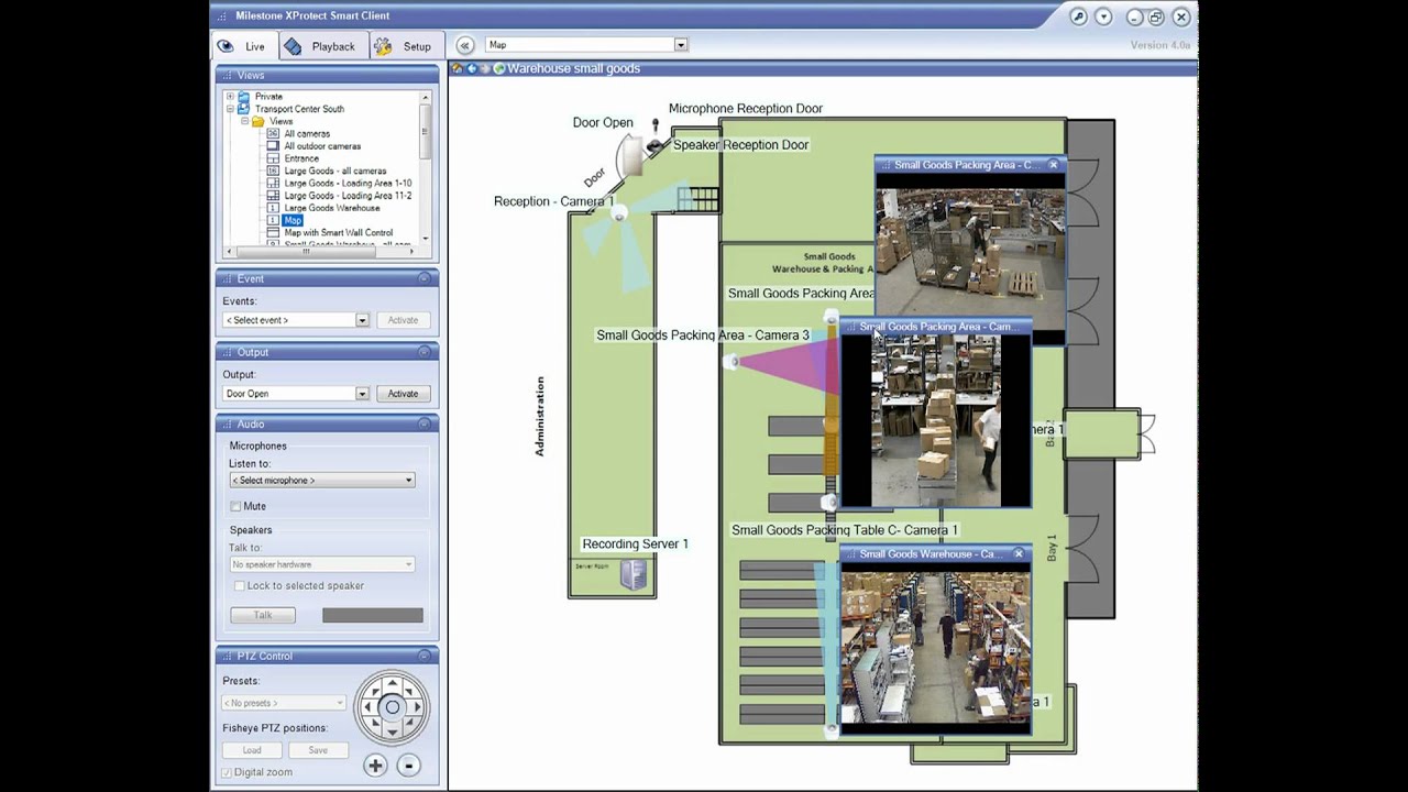 XProtect Corporate 3.0 Map function
