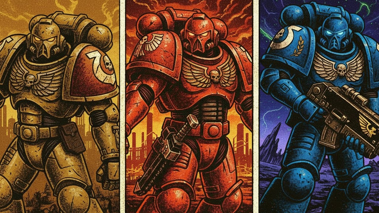 Объяснение Всего Легиона Космического Десанта — Warhammer 40K
