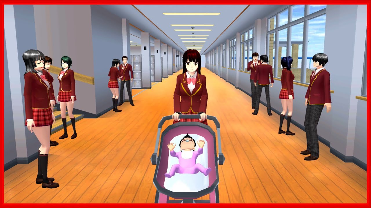 A Day Of Baby Care || SAKURA School Simulator