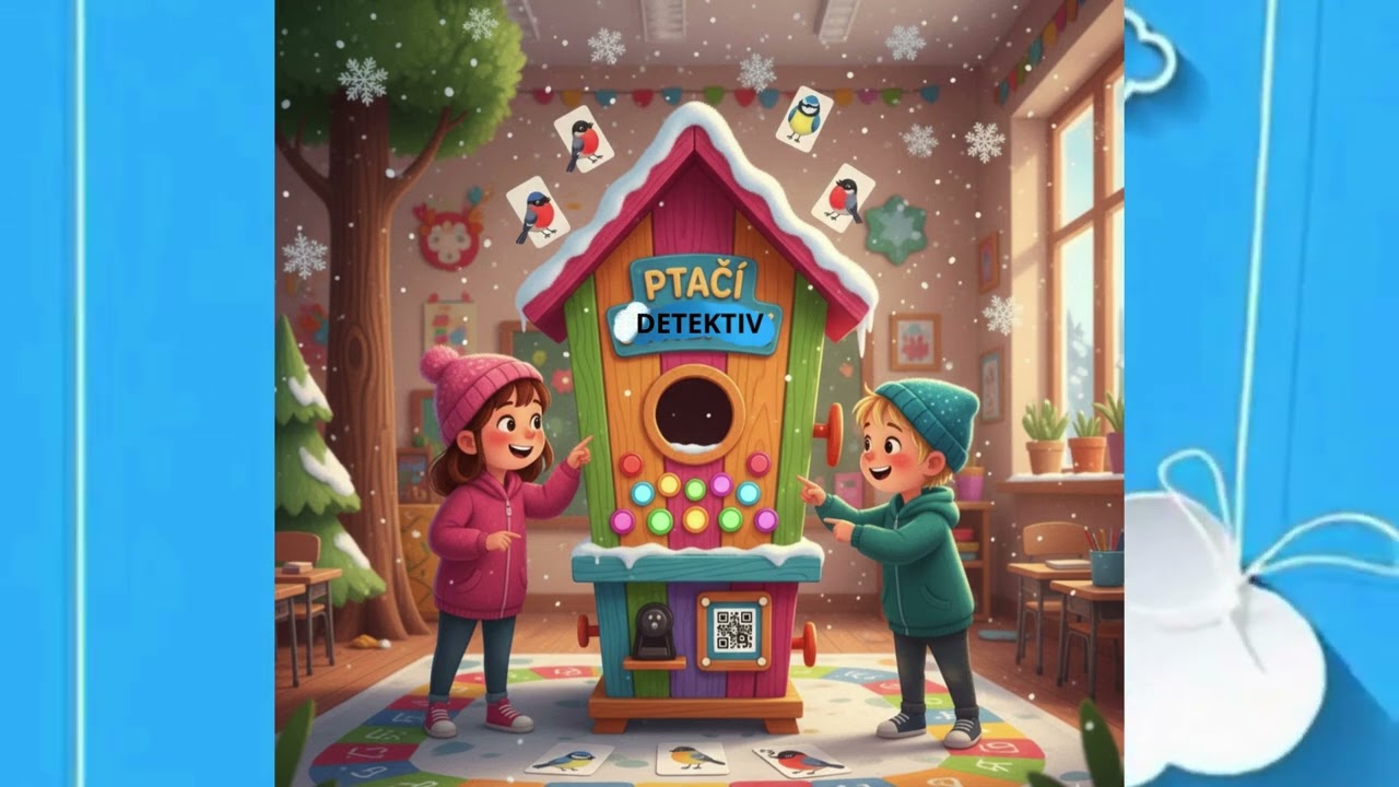 🎵 PTAČÍ JUKEBOX – Veselá písnička o ptáčcích v zimě (pro děti a do školky/školy) 🐦❄️
