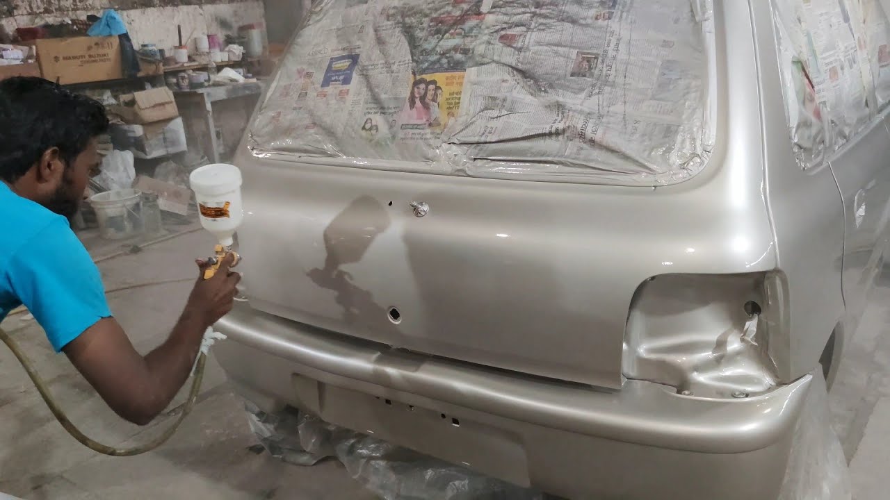 Maruti Suzuki Zen full pant video#newRoyalMotors #MarutiSuzukizen #zen #carpainting