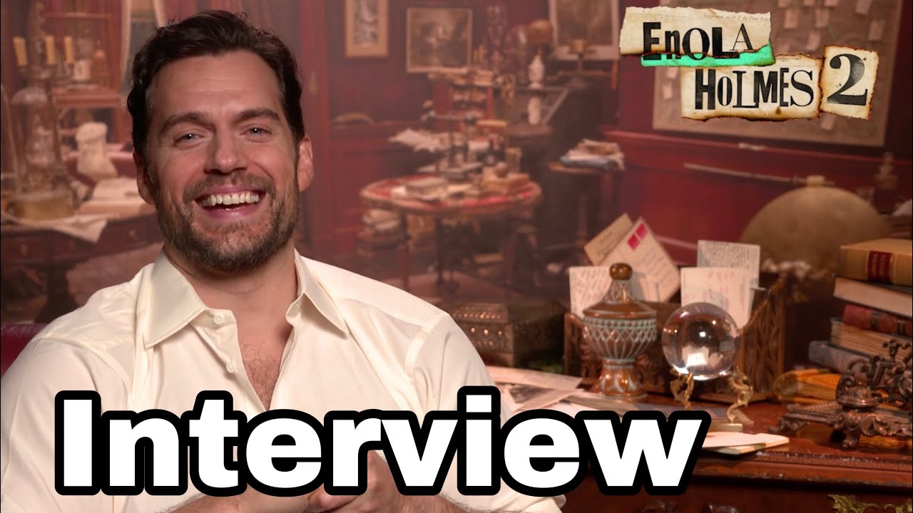 HENRY CAVILL INTERVIEW! actor on Superman cameo in Black Adam & playing Sherlock in Enola Holmes 2!