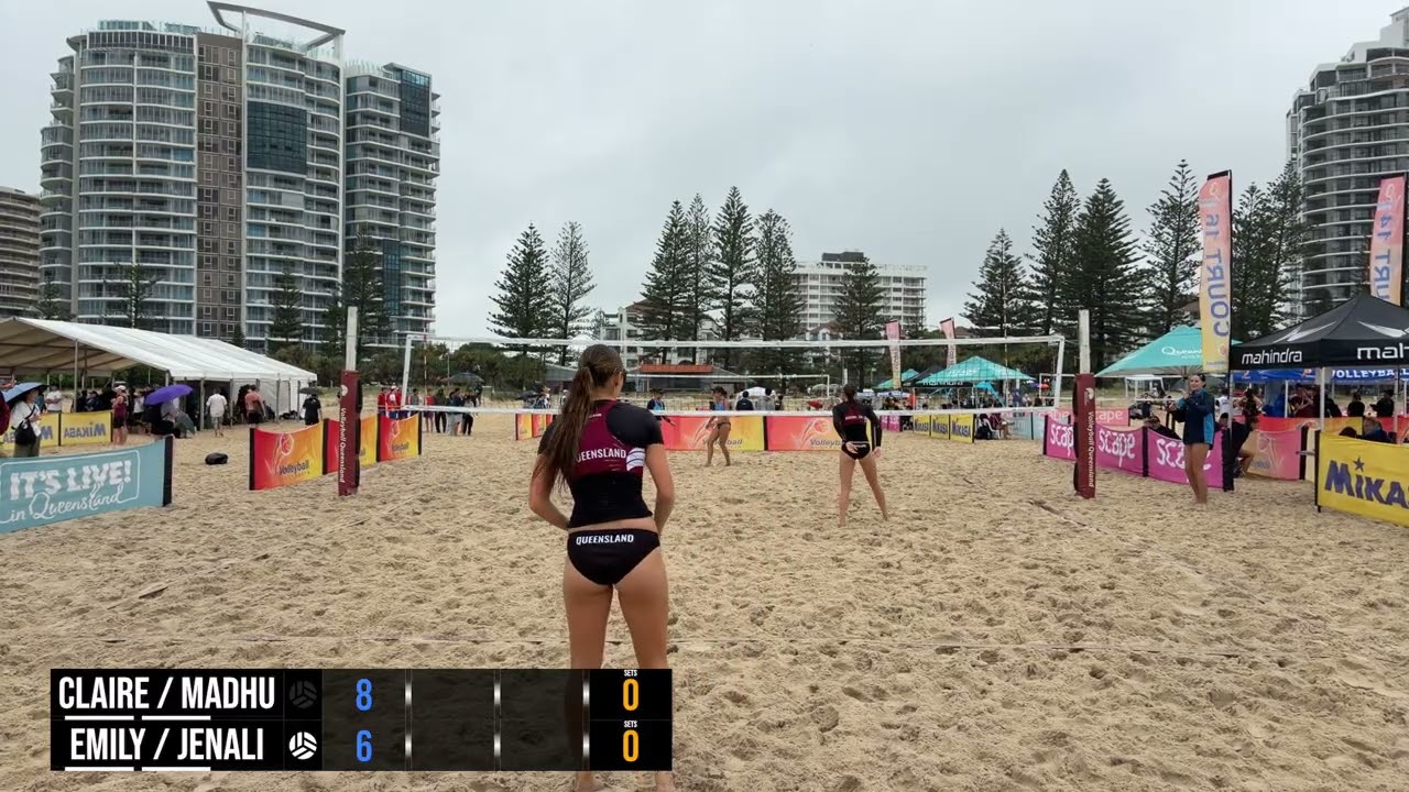 20260309 AYBVC Claire & Madhu (NSW) vs Emily & Jenali (QLD) U18 Girls