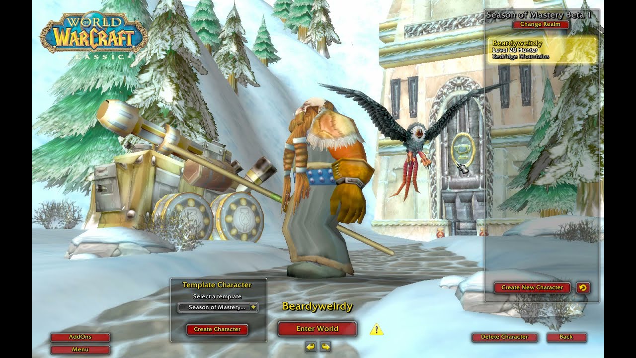 Dad gamer Level 20 Hunter WoW SOM PTR in 8hrs 54!! with Soul of Iron