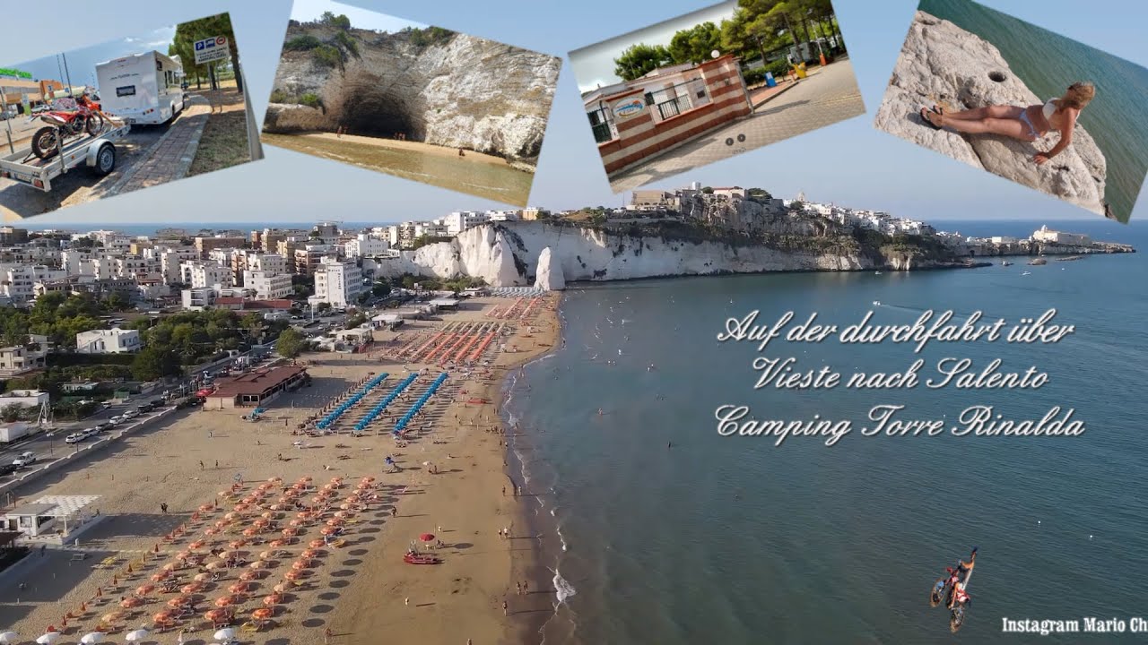 Womo Campingplatz Euro 92 Reise bei Gargano Vieste Italien