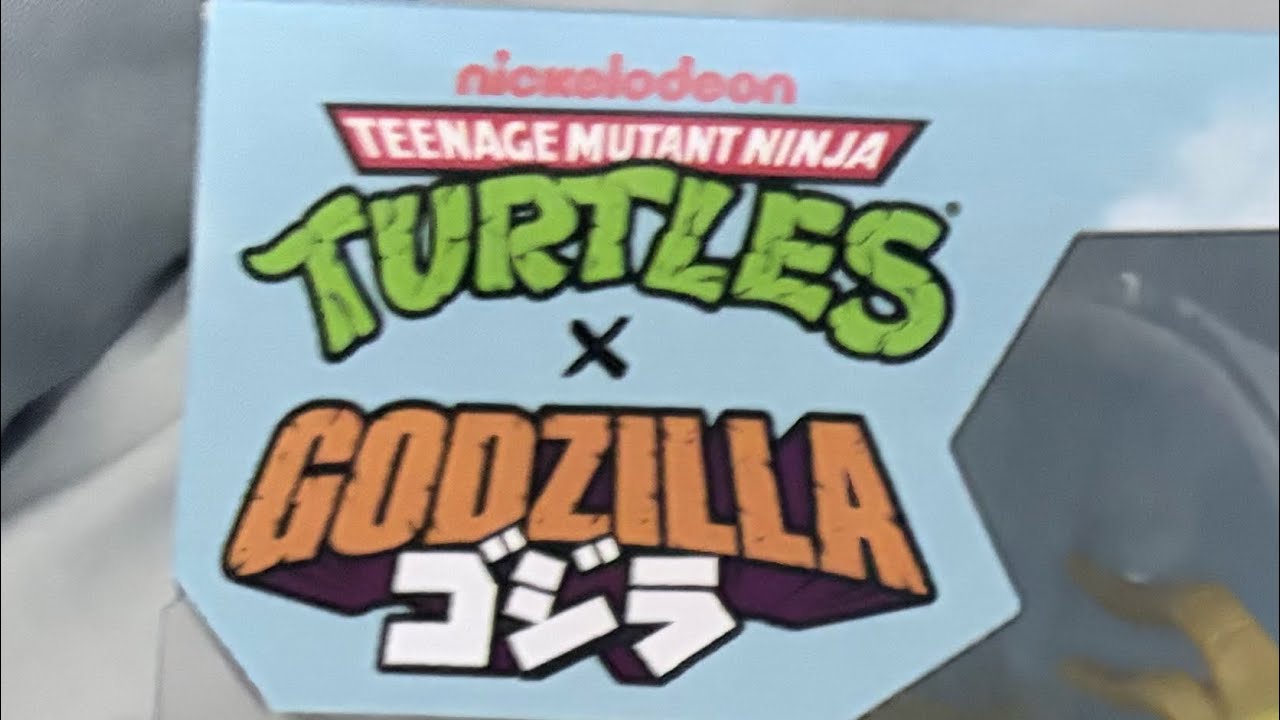 Teenage Mutant Ninja Turtles x Godzilla Mikey x King Ghidorah action figure Unboxing 