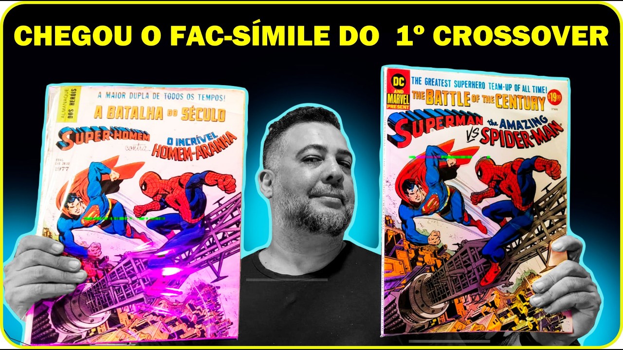 Lançamento do fac-símile do primeiro crossover DC/Marvel : SUPERMAN versus The Amazing SPIDER-MAN