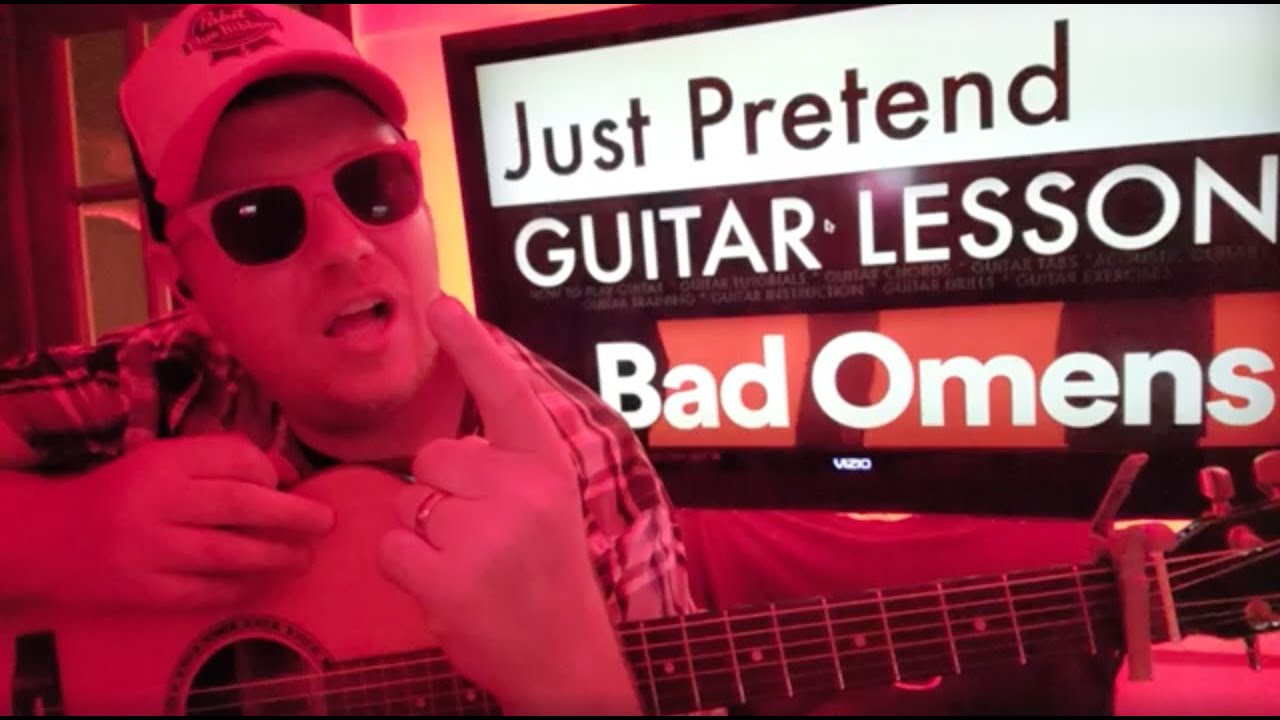 Как играть Just Pretend - Bad Omens Учебник по игре на гитаре (Урок для начинающих!)