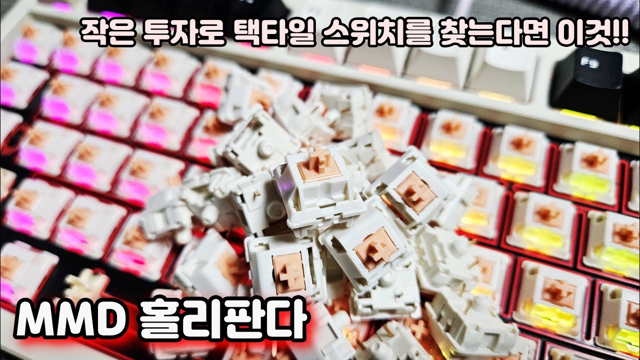 MMD 홀리판다 ( feat 레이니75)  | 작은 투자로 택타일 스위치를 찾는다면 이것!!!