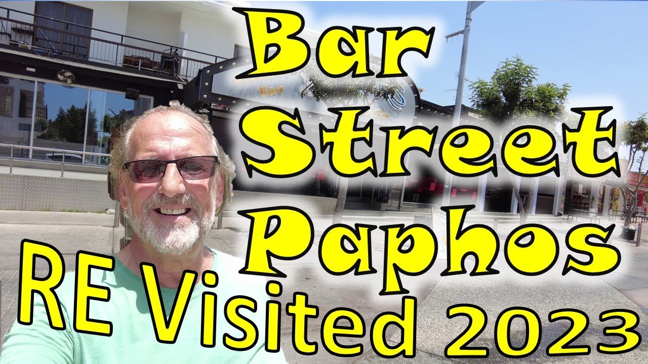 Bar Street Paphos Cyprus | A Candid Daytime Exploration