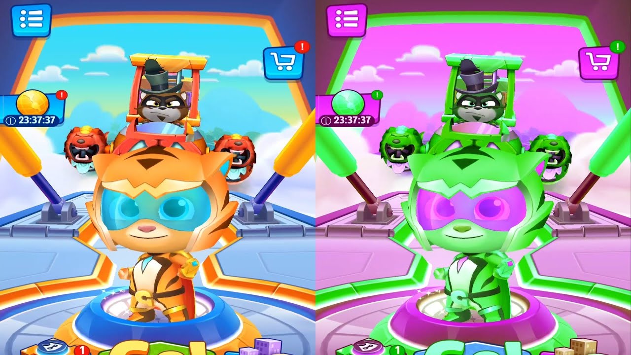 Talking Tom Hero Dash - Ginger - 2 x - Walkthrough BOSS - Gameplay, Android - Loki Games