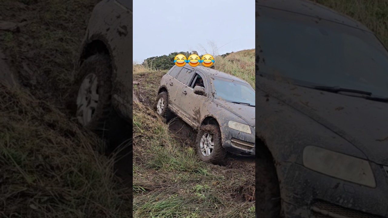 Volkswagen touareg playing offroad at drumclog Scotland #drumclog #offroad #volkswagen #4x4offroad