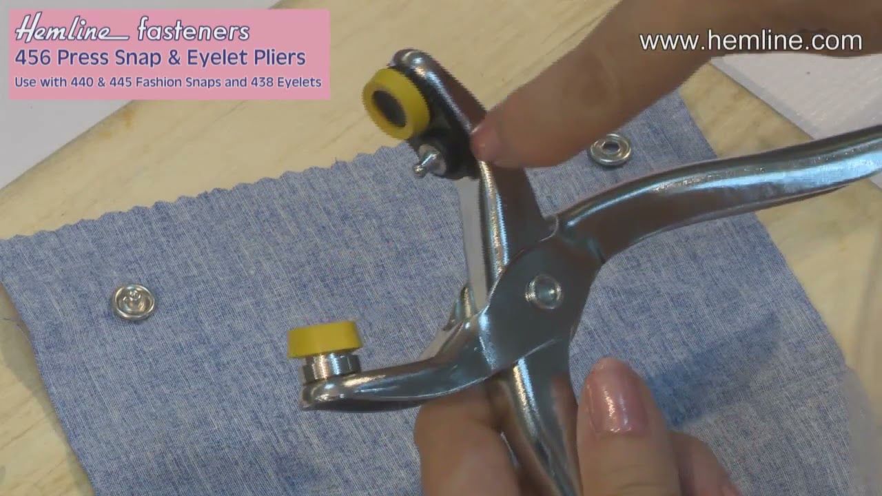 Press Snap & Eyelet Pliers -  Use with 440 & 445 Fashion Snaps & 438 Eyelets