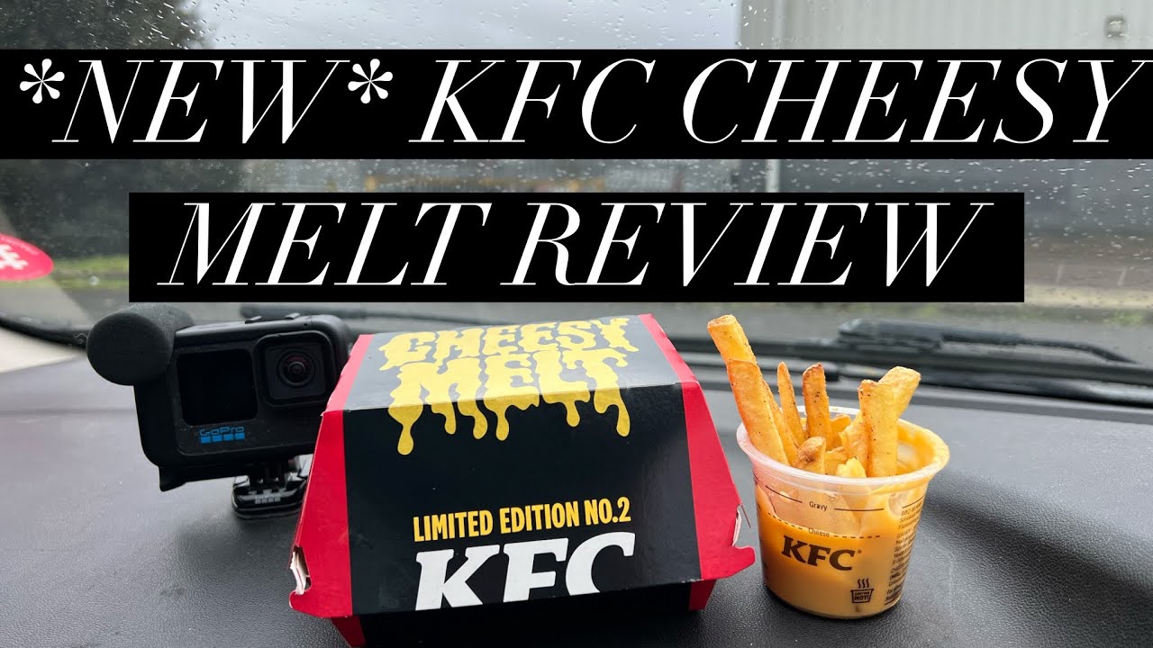 Обзор бургера Cheesy Melt от KFC, обзор комплексного обеда Cheesy Melt от KFC, обзор курицы от KFC.