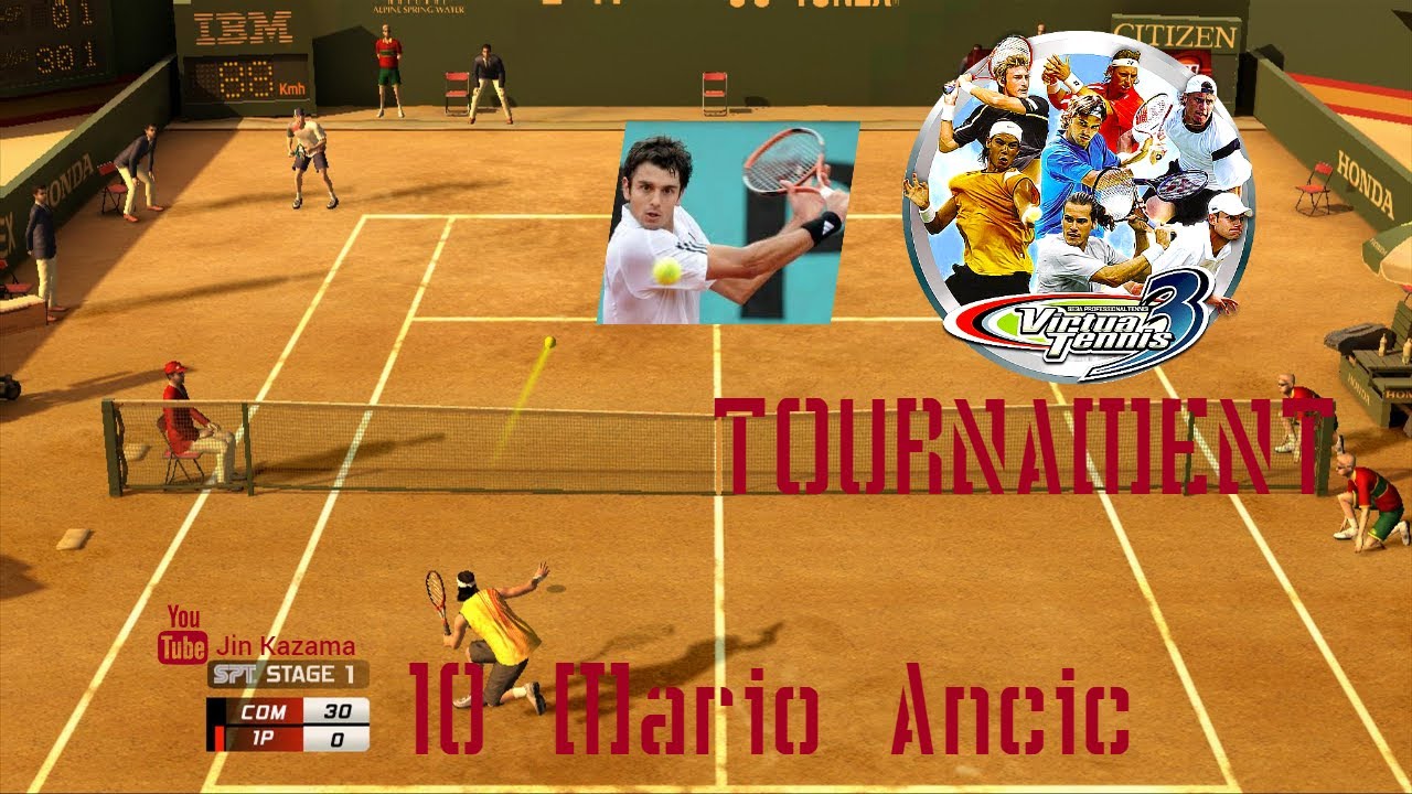 10 Mario Ancic | Virtua Tennis 3 | PSP